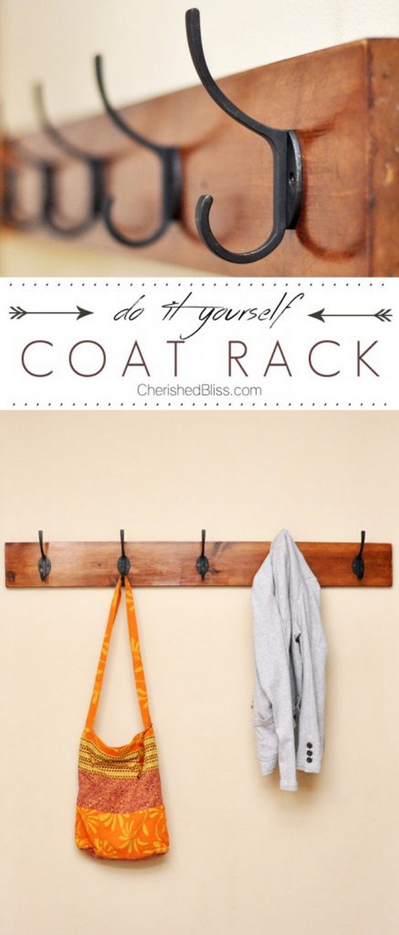 DIY Coat Rack Tutorial