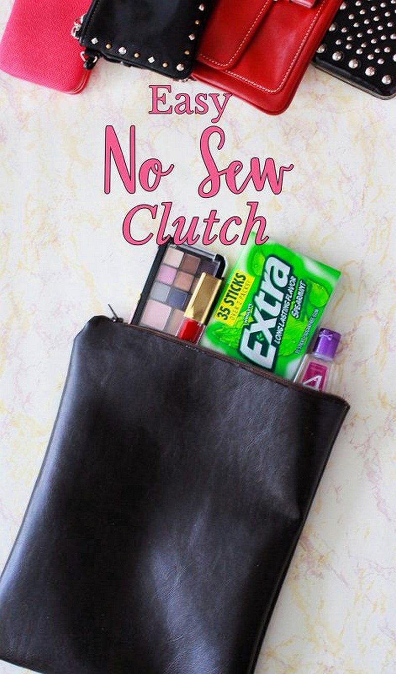 32 Easy To Make DIY No Sew Purse Ideas Susie Harris