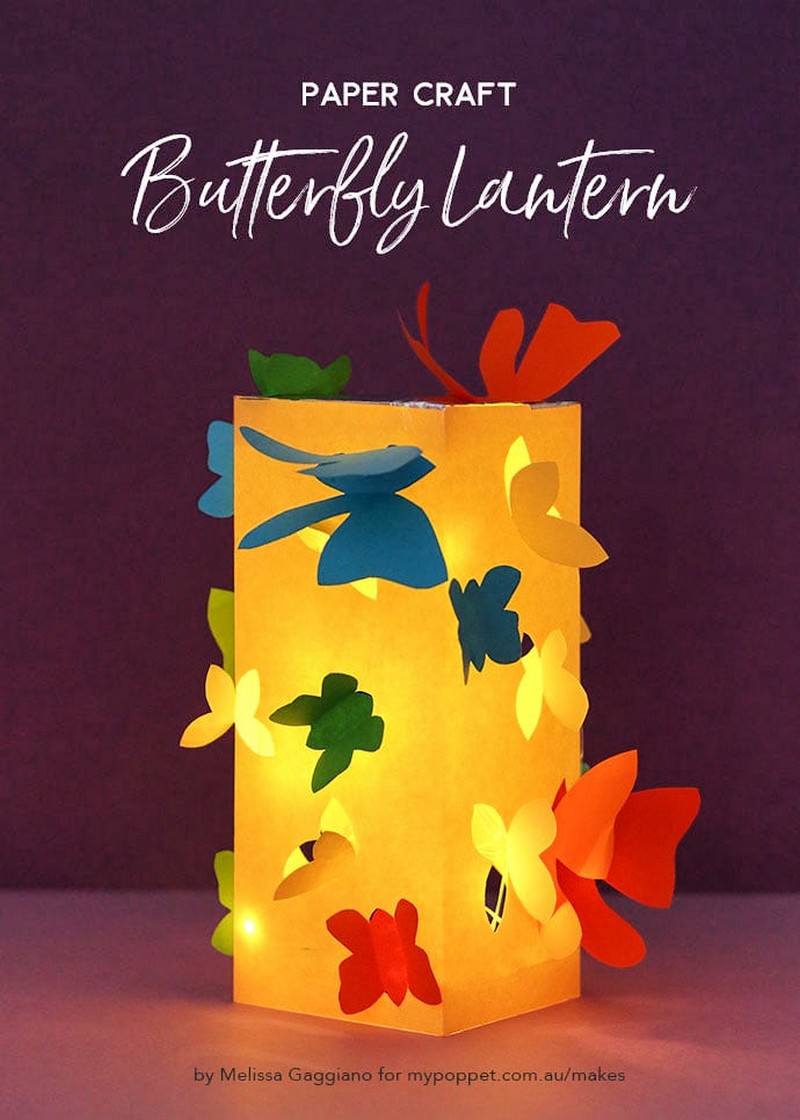 Paper Craft – Make A Butterfly Lantern