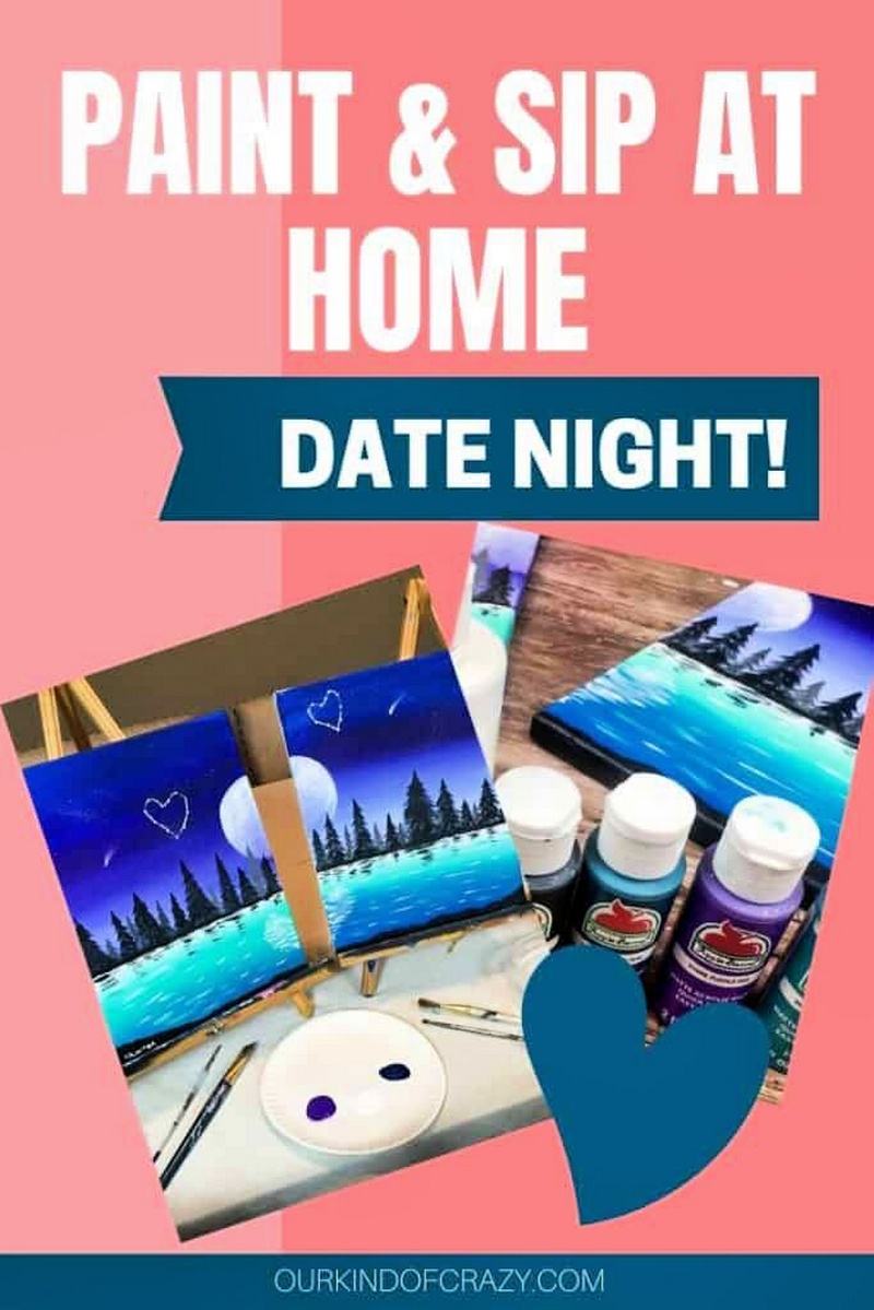 Couples Painting Date Night At Home