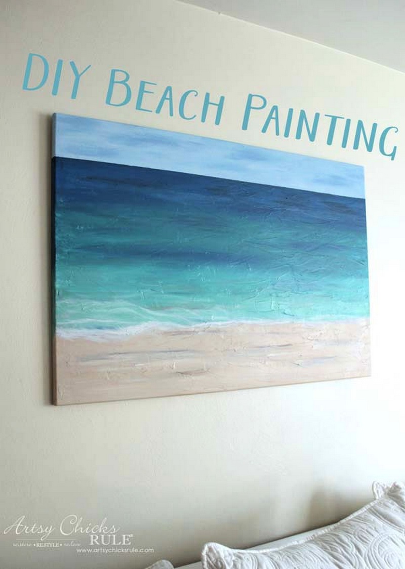 DIY Beach Painting