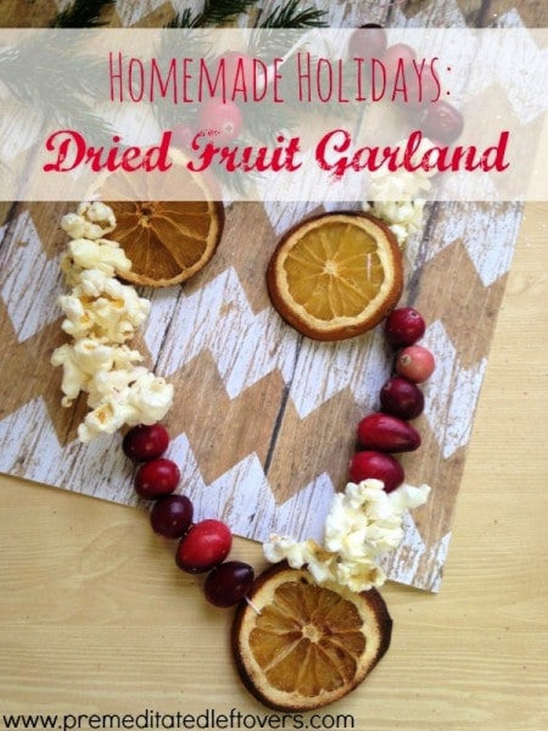 DIY Dried Fruit Garland