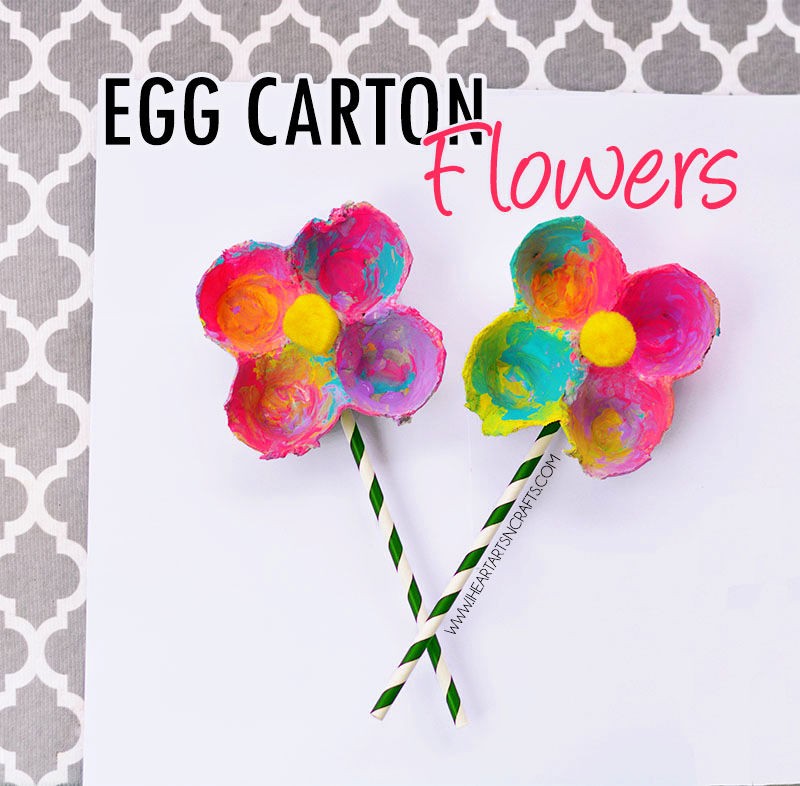 DIY Egg Carton Flowers