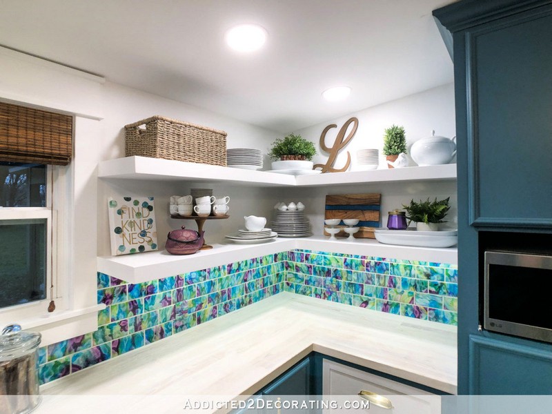 DIY Floating Corner Shelves For The Pantry