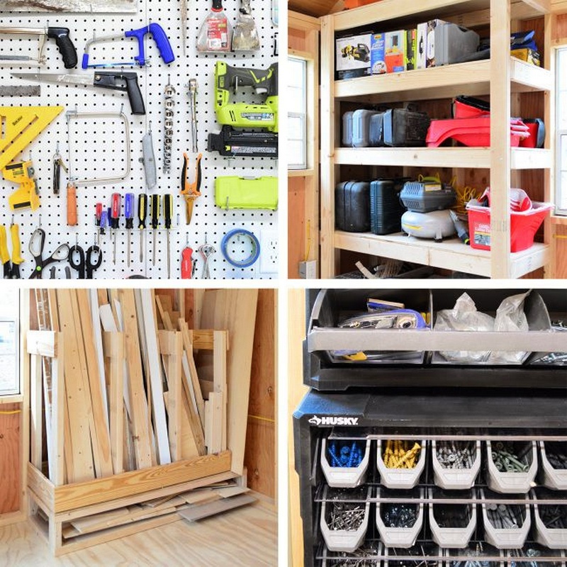 Four Ways We Added Storage Function To My Beloved Shed