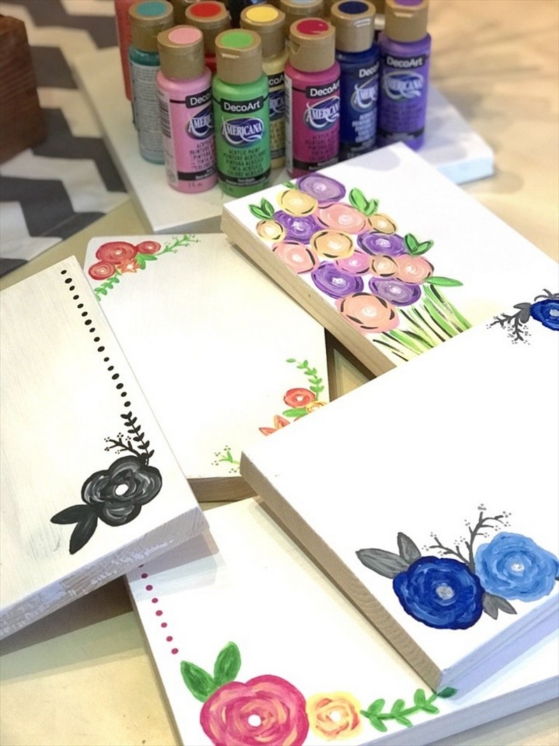 How To Hand Paint Flowers