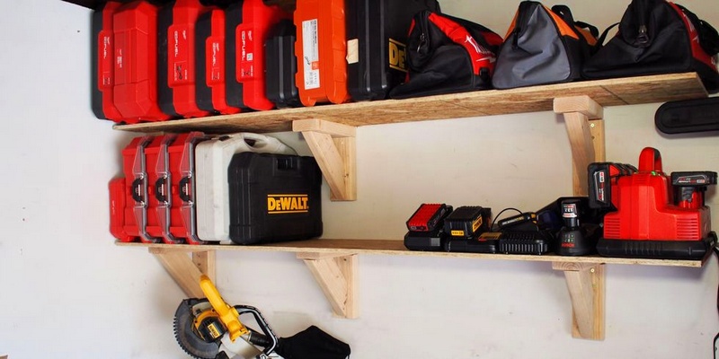 How to Build Garage Storage Shelves on the Cheap