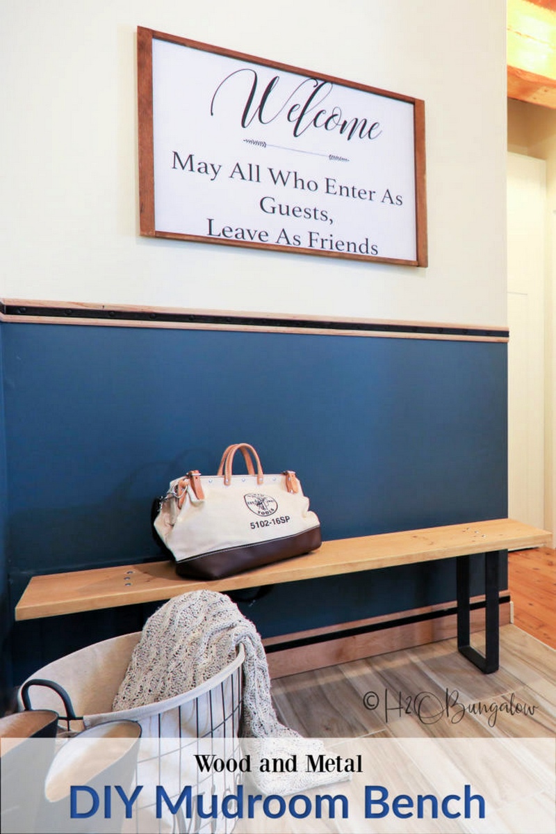 Make A DIY Mudroom Bench