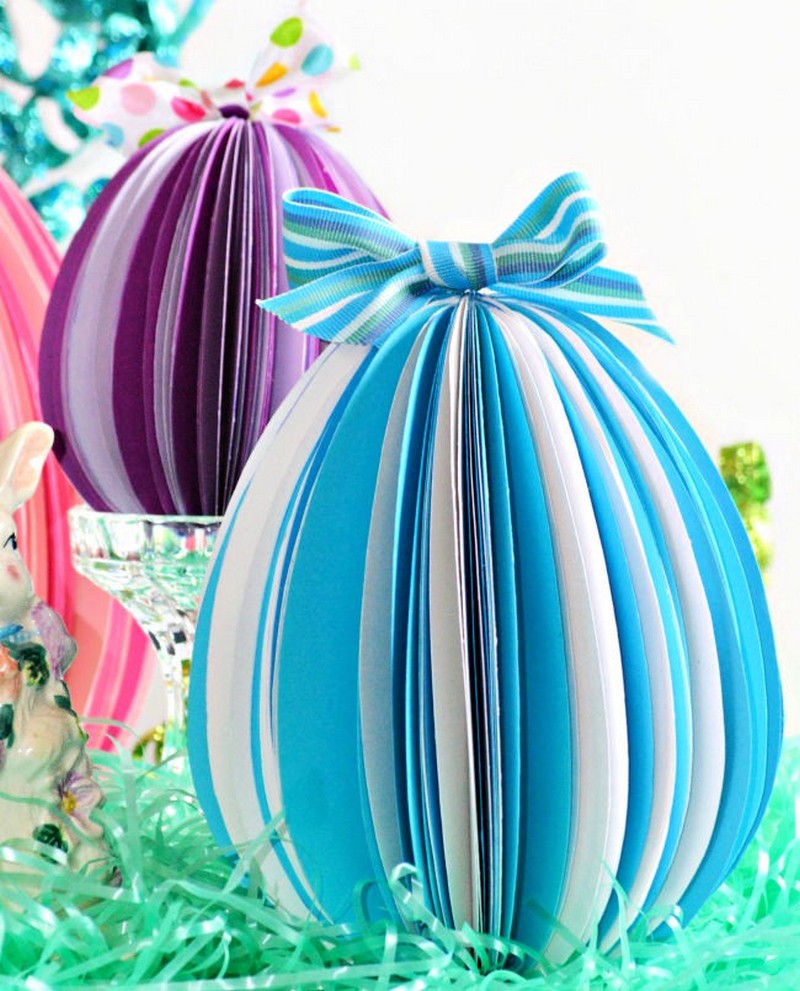 Stand Up Paper Eggs