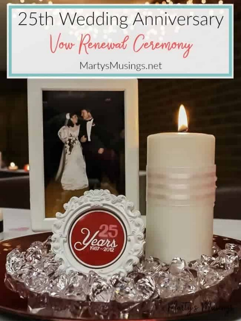 25th Anniversary Decorations Vow Renewal Ideas