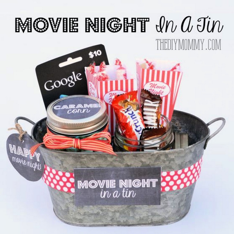 A Gift In A Tin Movie Night In A Tin