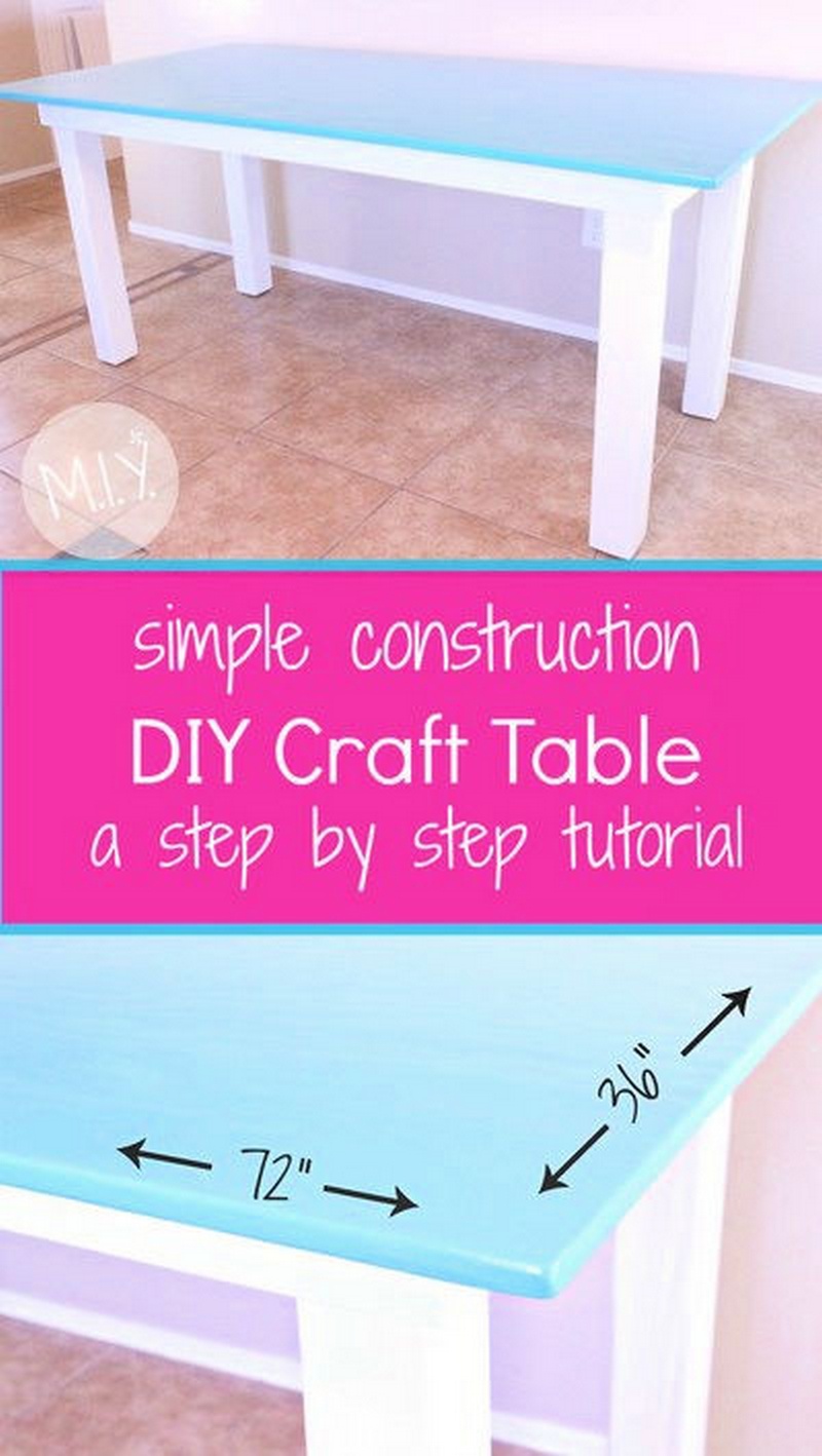 A Simple Construction Craft Table