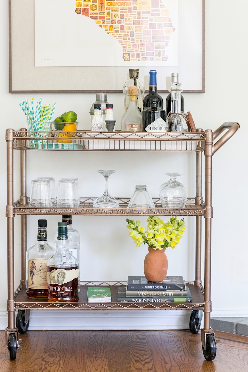 DIY Bar Cart Transformation