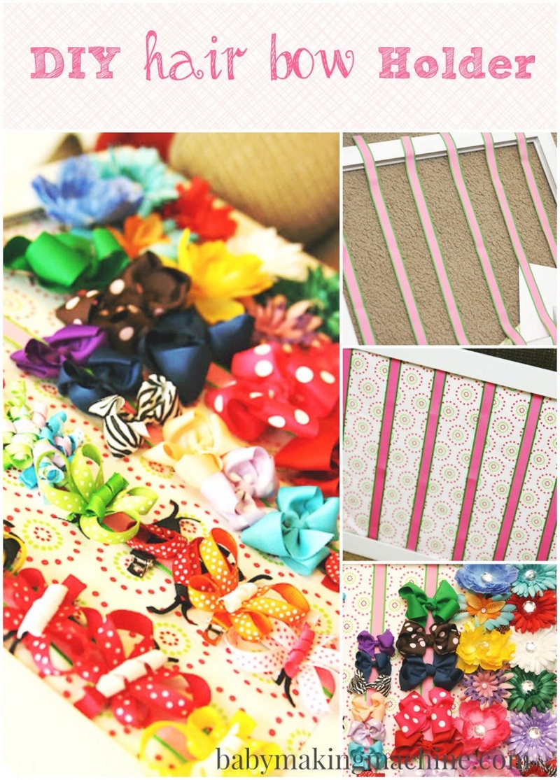 DIY Hair Bow Holder What Im Makin Monday