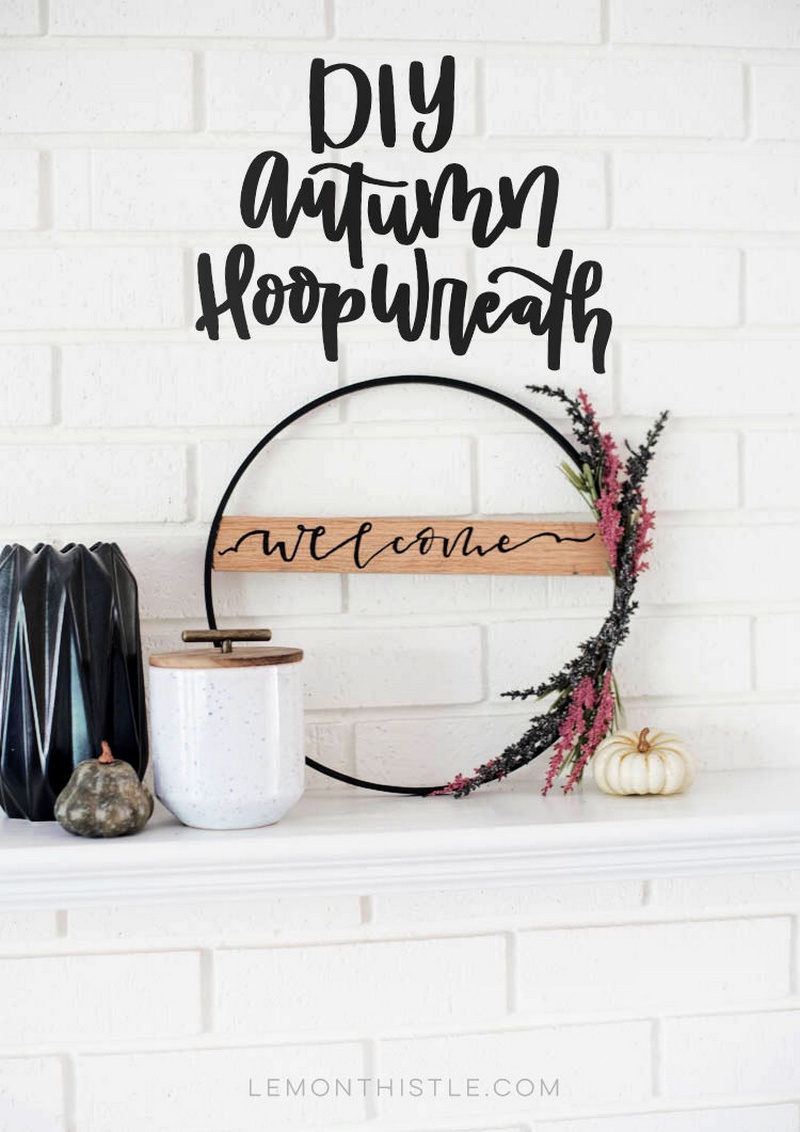 DIY Hoop Wreath