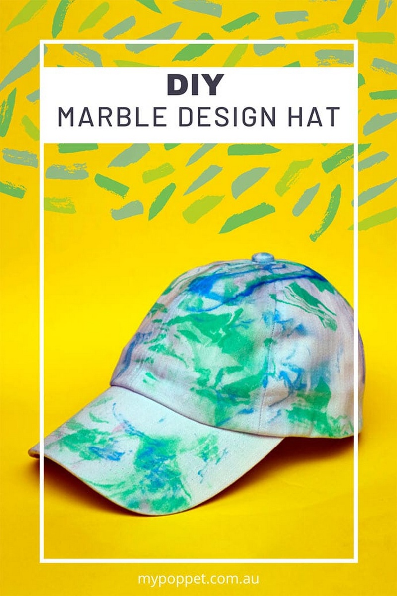 DIY Marble Design Hat