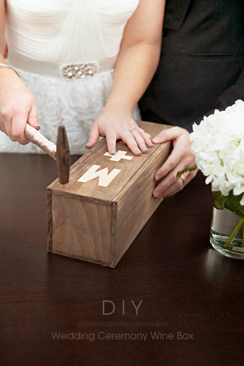 DIY Wedding Ceremony Wine Box