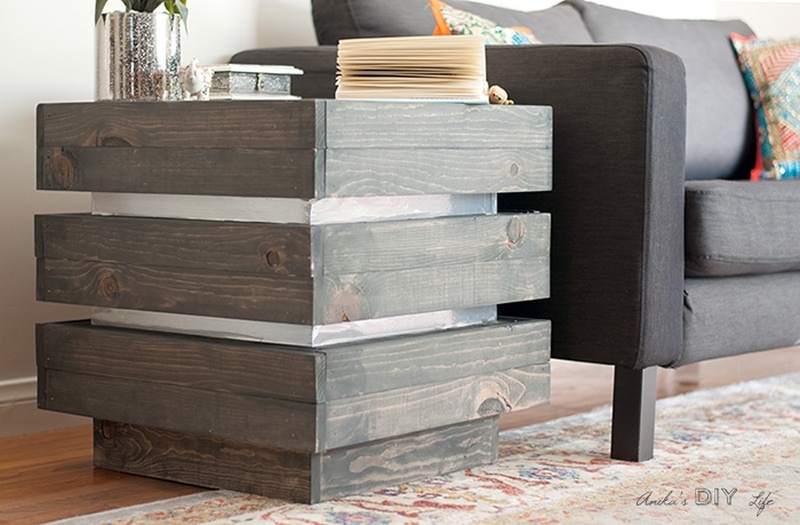 Easy DIY End Table – West Elm Inspired