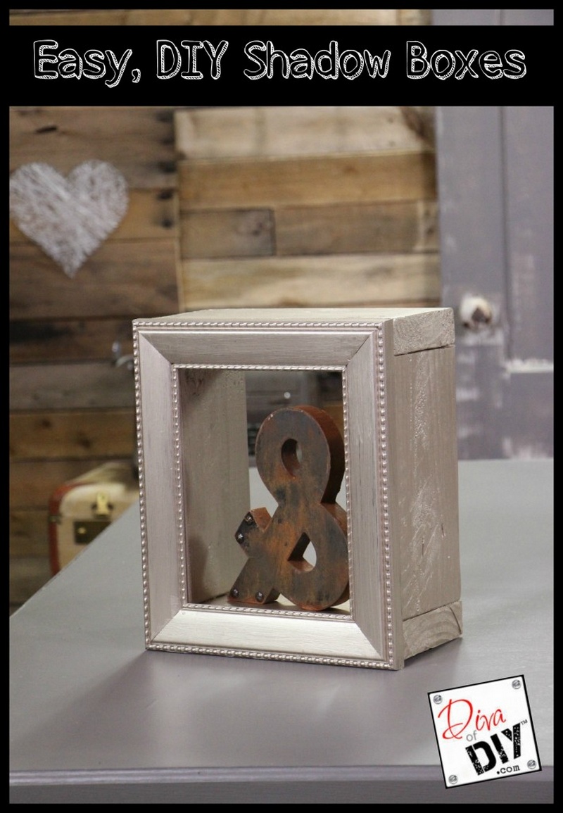 Easy Photo Frame Shadow Boxes
