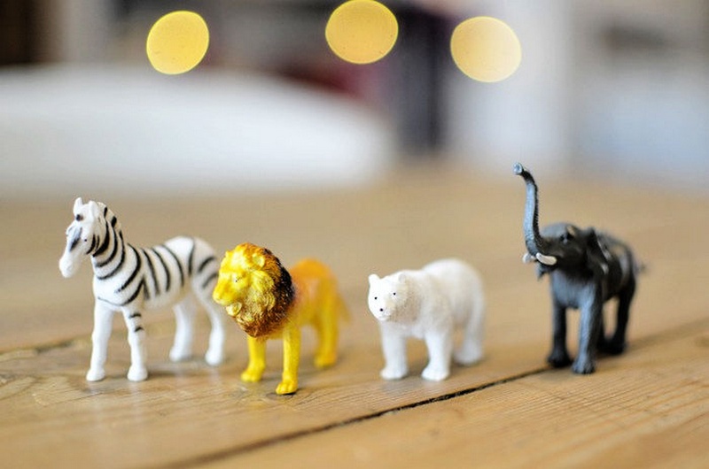 Easy Spray Painted GOLD ANIMAL