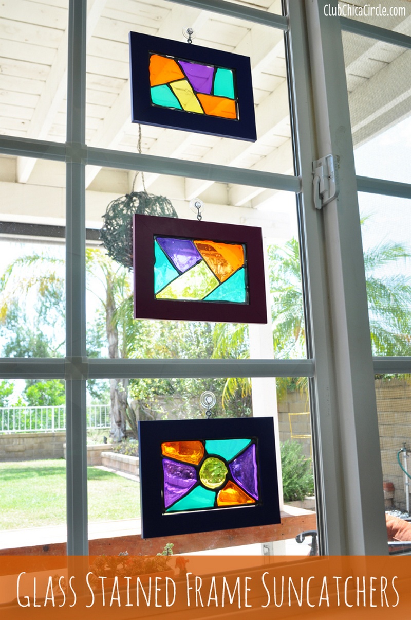 Glass Stained Suncatchers DIY