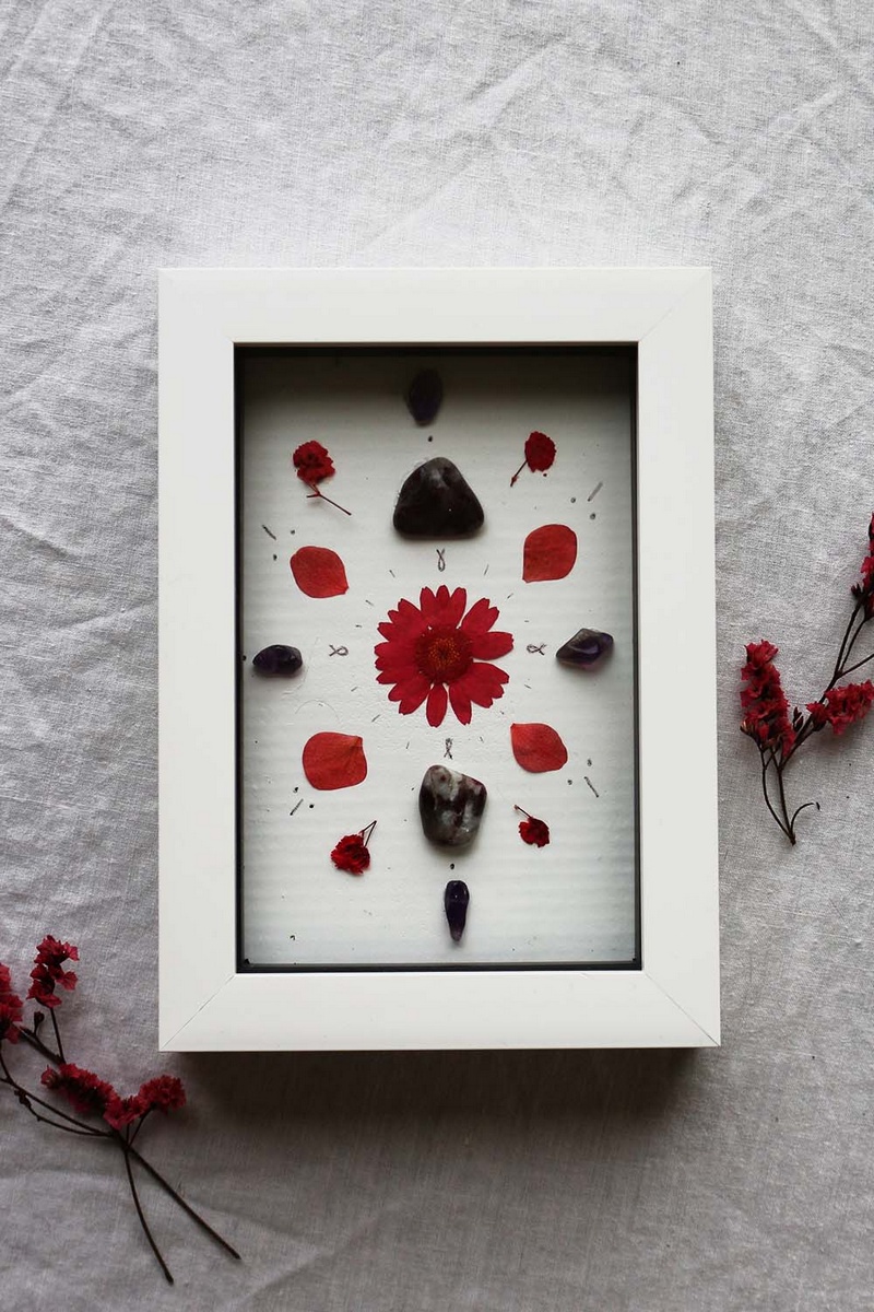 How To DIY A Crystal Shadow Box