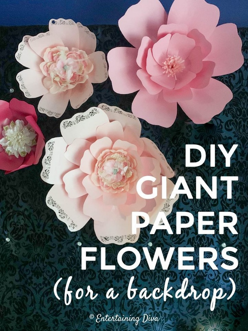 How To Make DIY Giant Paper Flowers