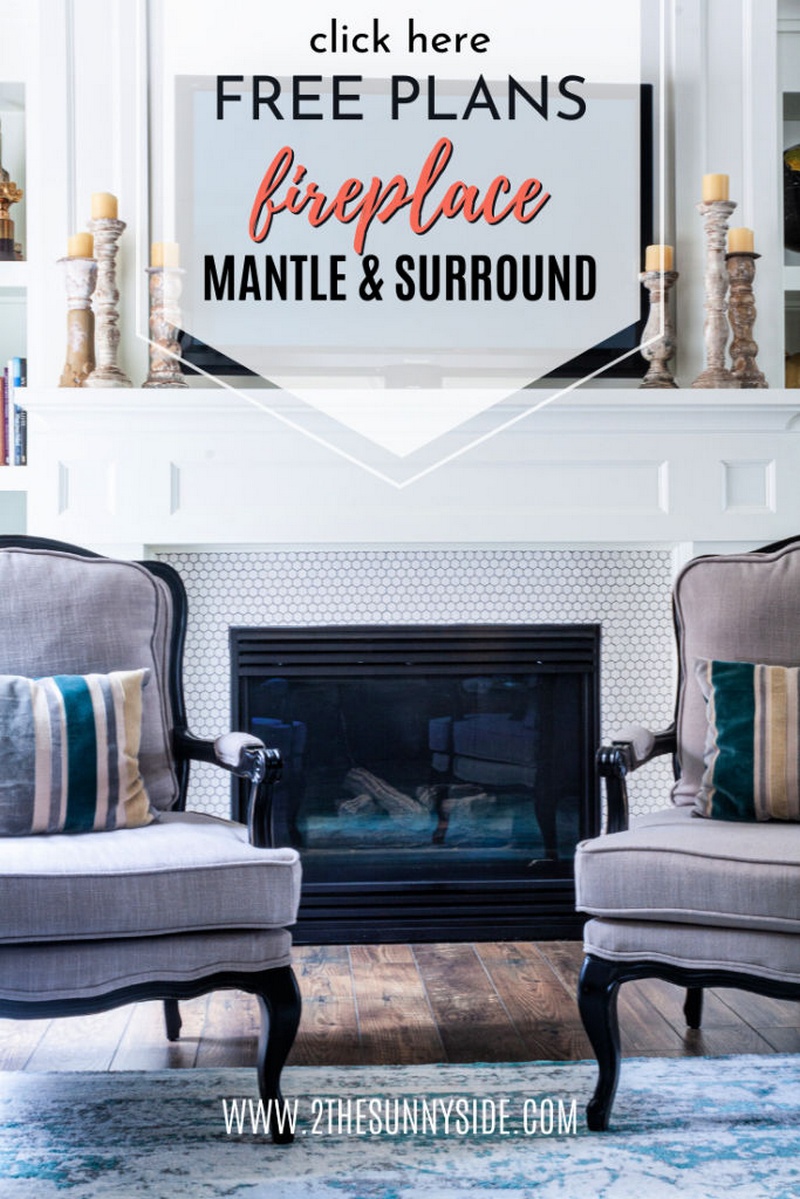 How to Build DIY Fireplace Mantle and Surround