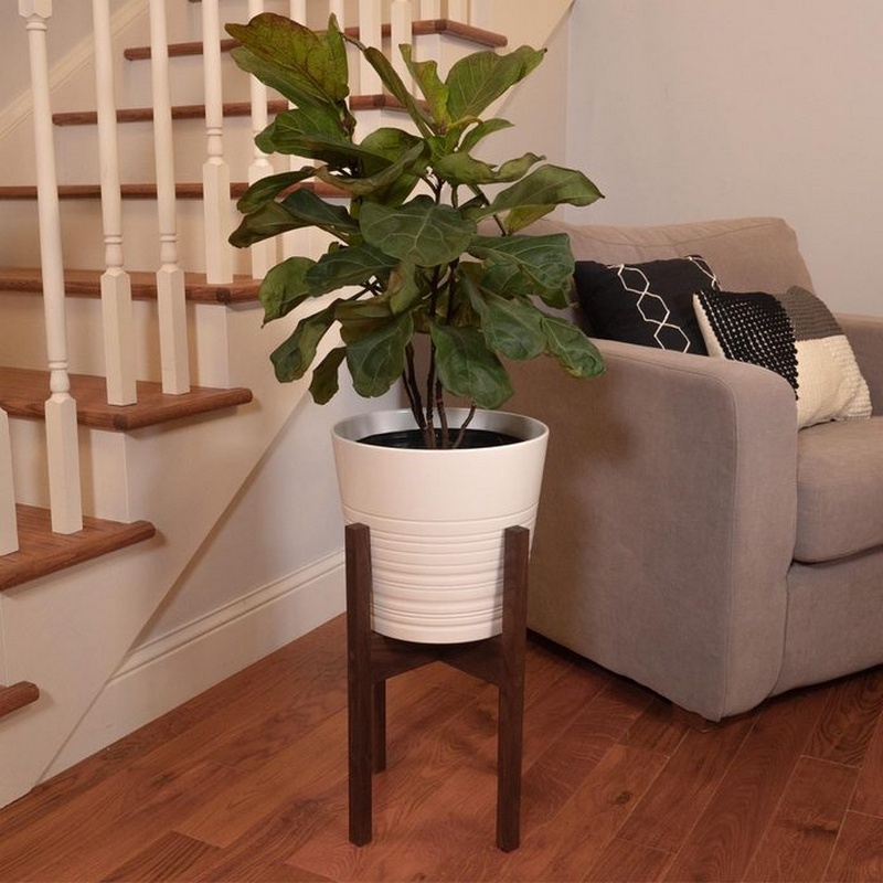 How to Build a Mid Century Modern Plant Stand