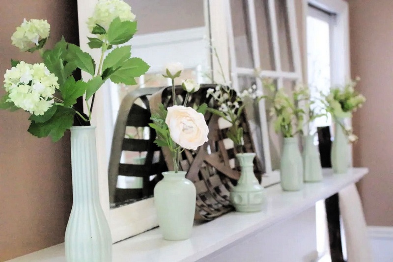 Make Your Own Milk Glass with Spray Paint