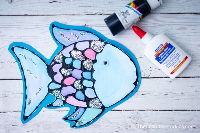 Rainbow Fish Craft With Free Template