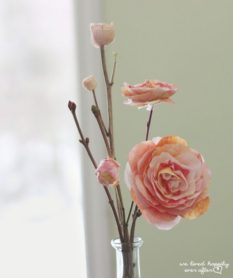 Realistic Paper Roses