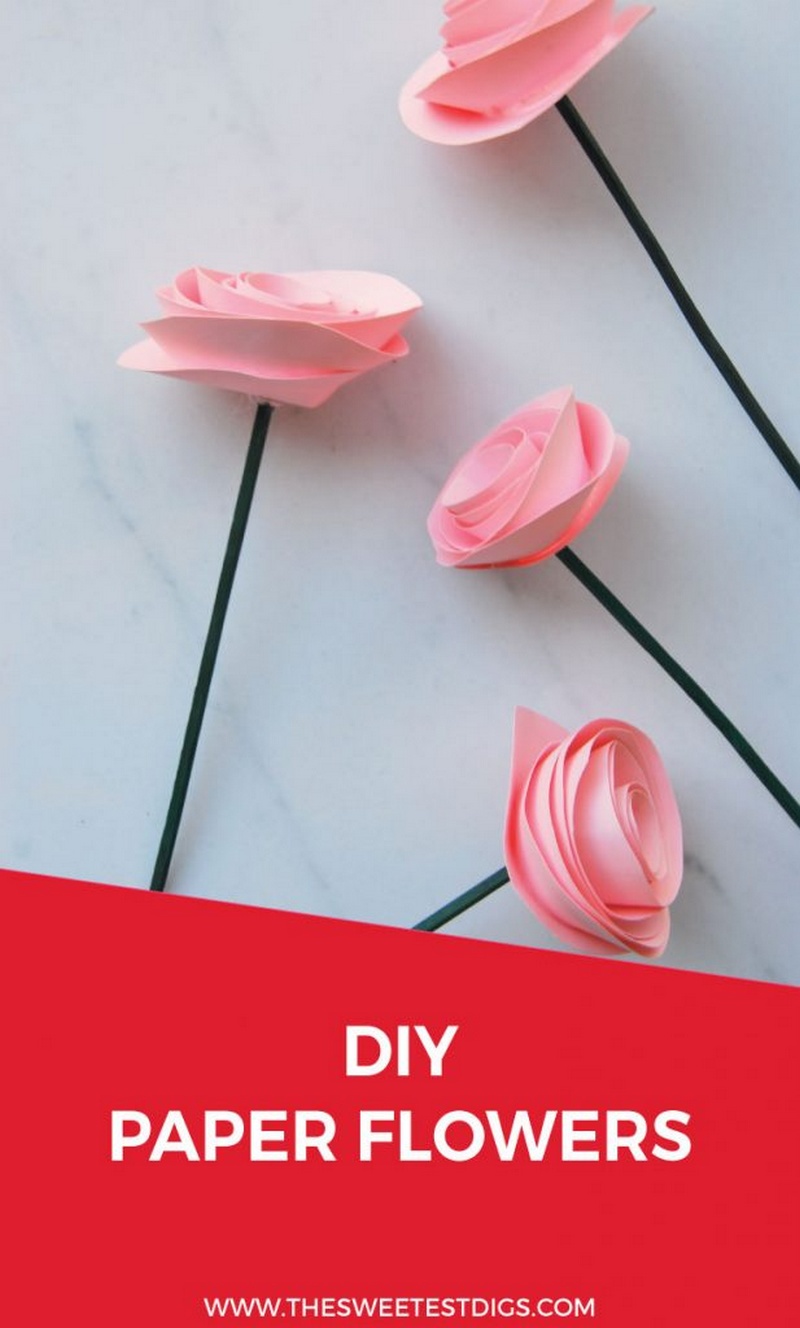 The Easiest DIY Paper Flower Tutorial