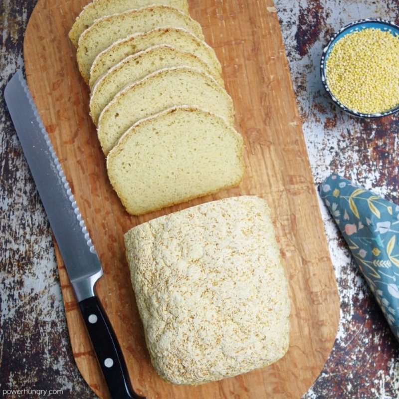 Vegan Gluten free 100 Millet Sandwich Bread