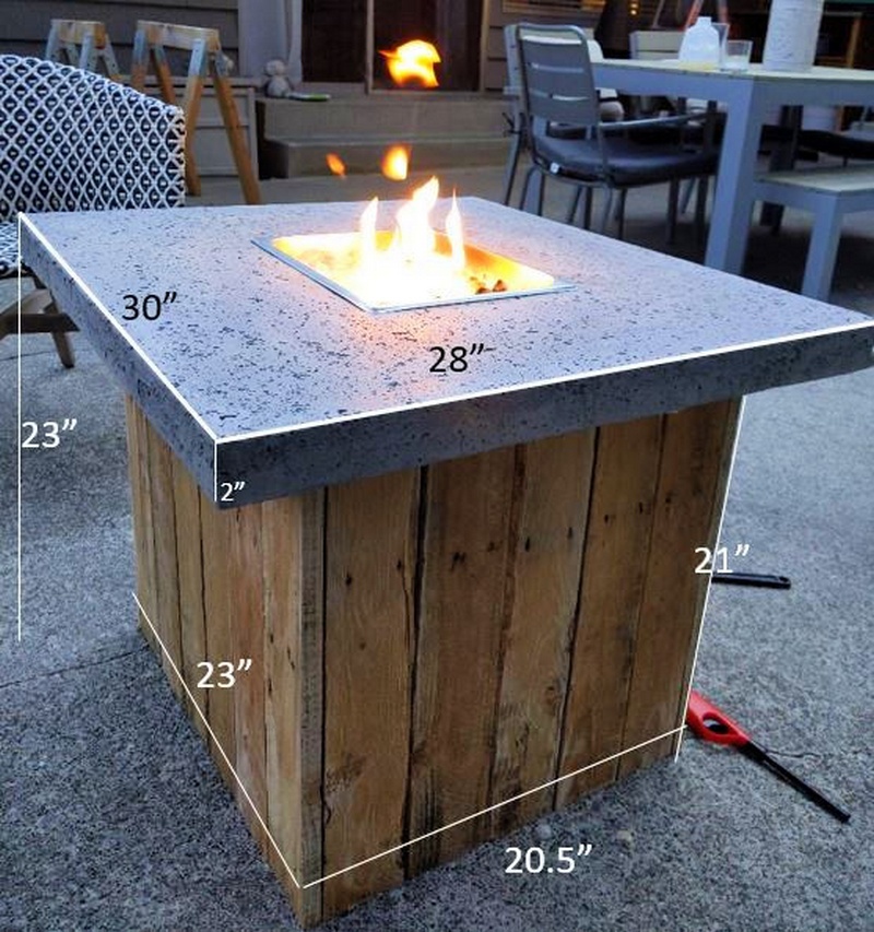 DIY Propane Fire Pit for Under 300
