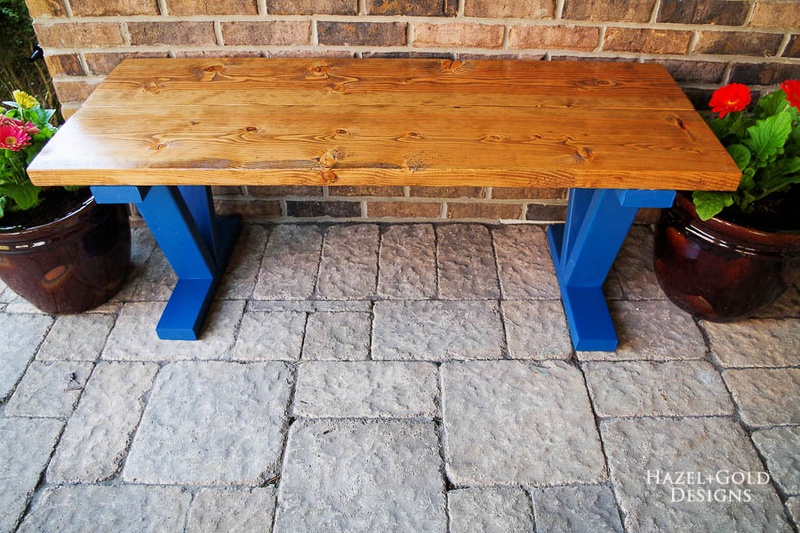 Easy And Inexpensive DIY Outdoor Bench