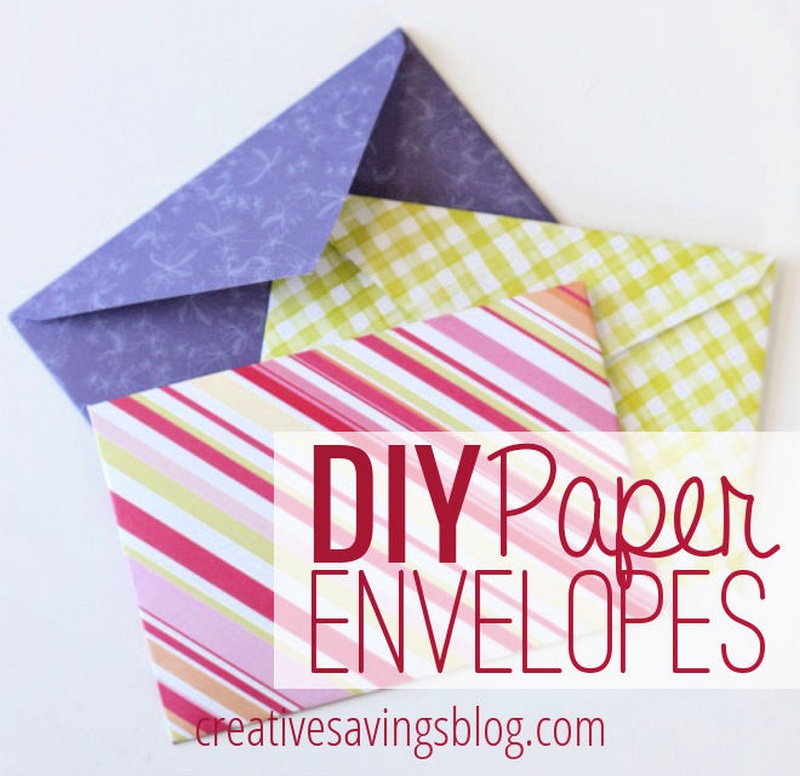 Easy DIY Paper Envelopes