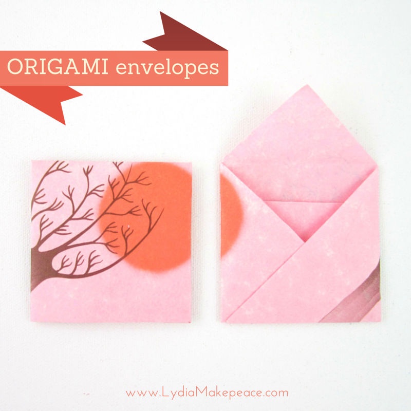 Easy Square Origami Envelope
