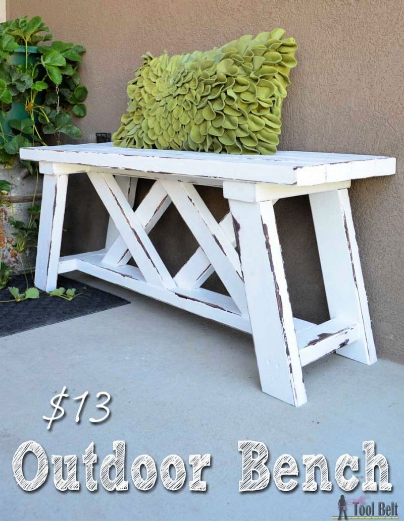 How To Build An Outdoor Bench