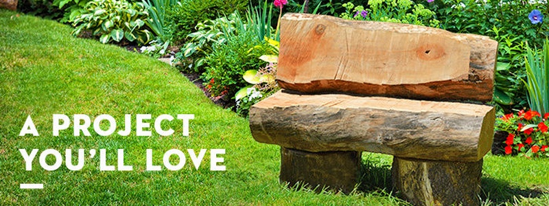 How to Make a Rustic Garden Bench