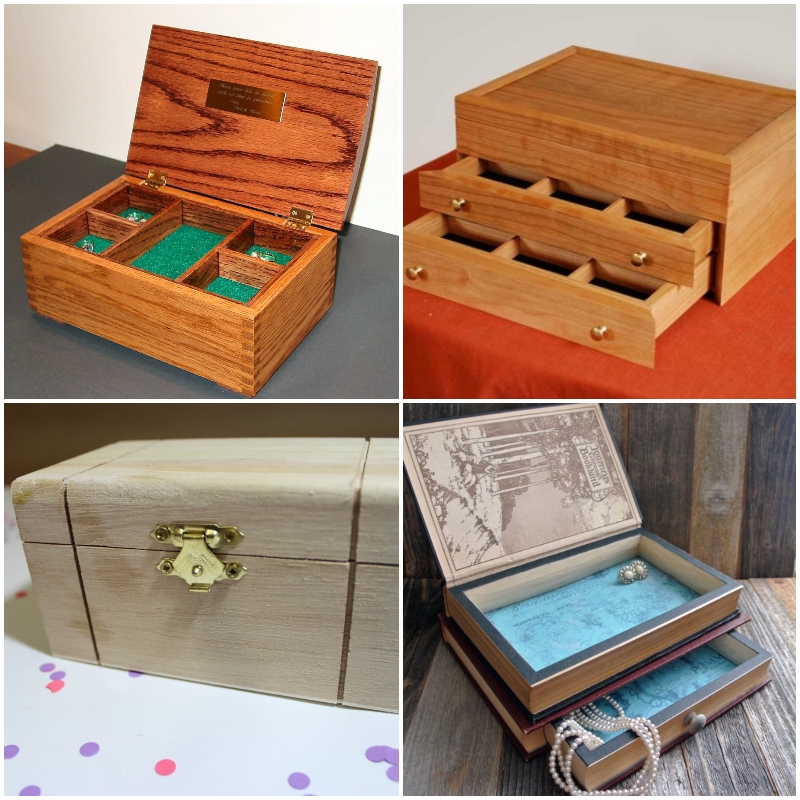 19 DIY Jewelry Box Ideas That Are Perfect Susie Harris