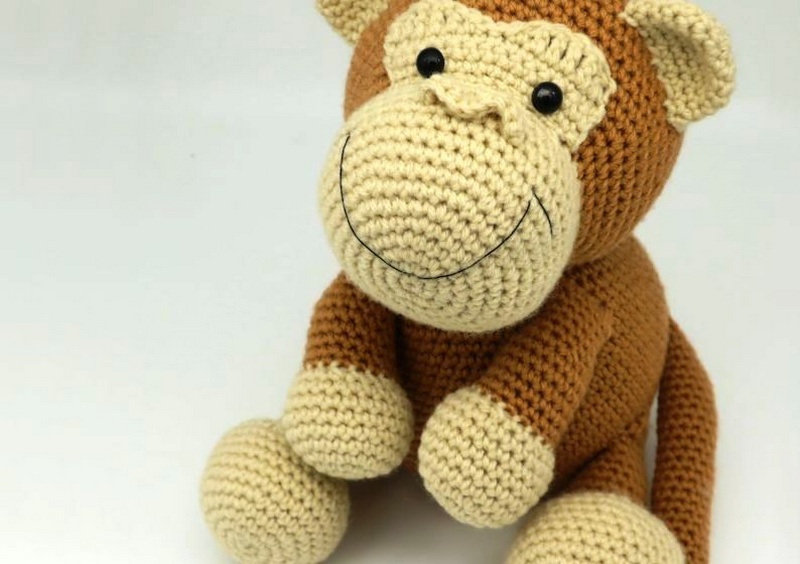 Big Monkey Amigurumi Free Crochet Pattern