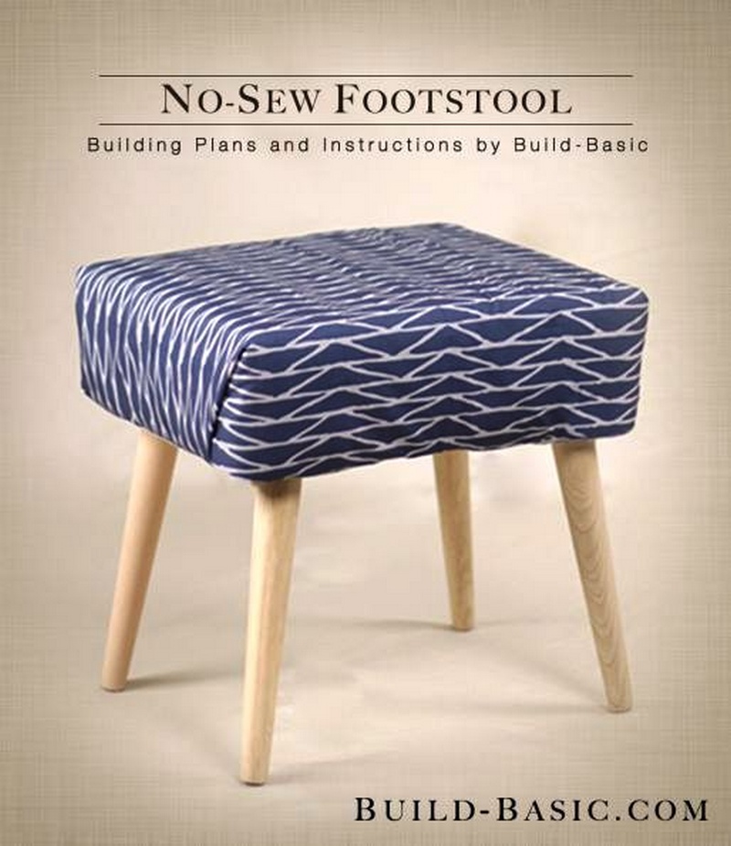 Build A No Sew Footstool