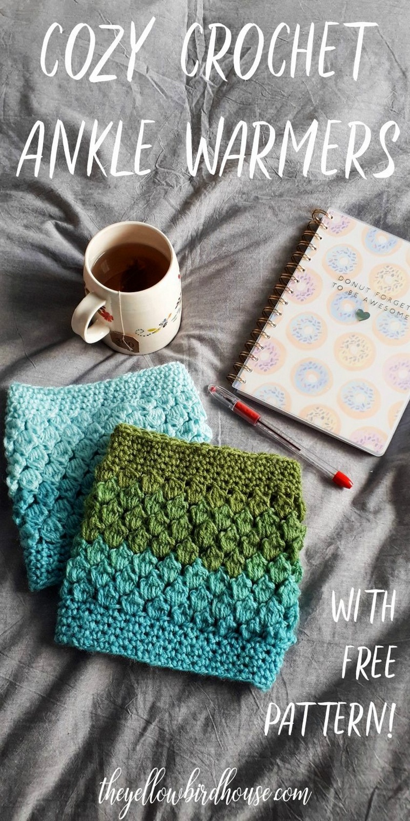 Cozy Crochet Ankle Warmers – Free Pattern