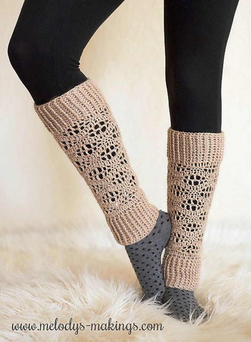 Crochet Leg Warmers Pattern 1