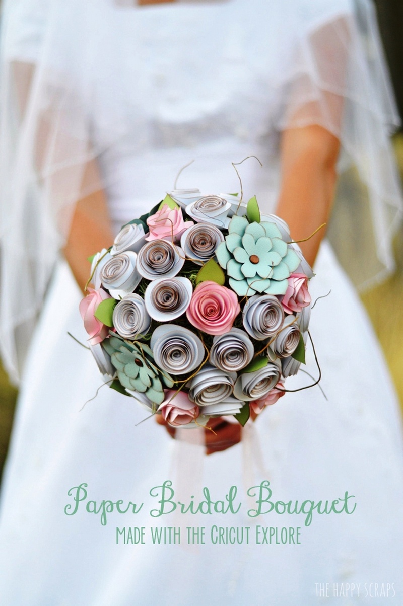 DIY Paper Bridal Bouquet
