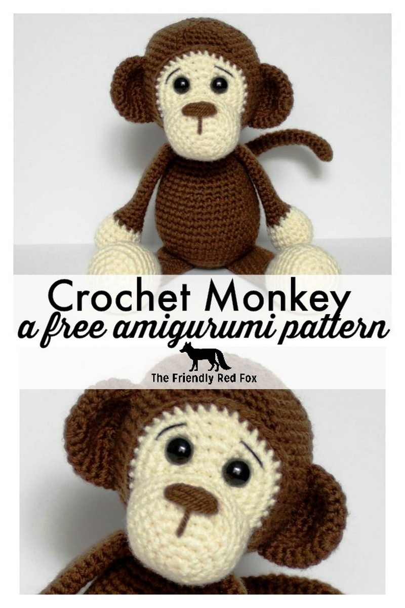 Free Crochet Monkey Amigurumi Pattern