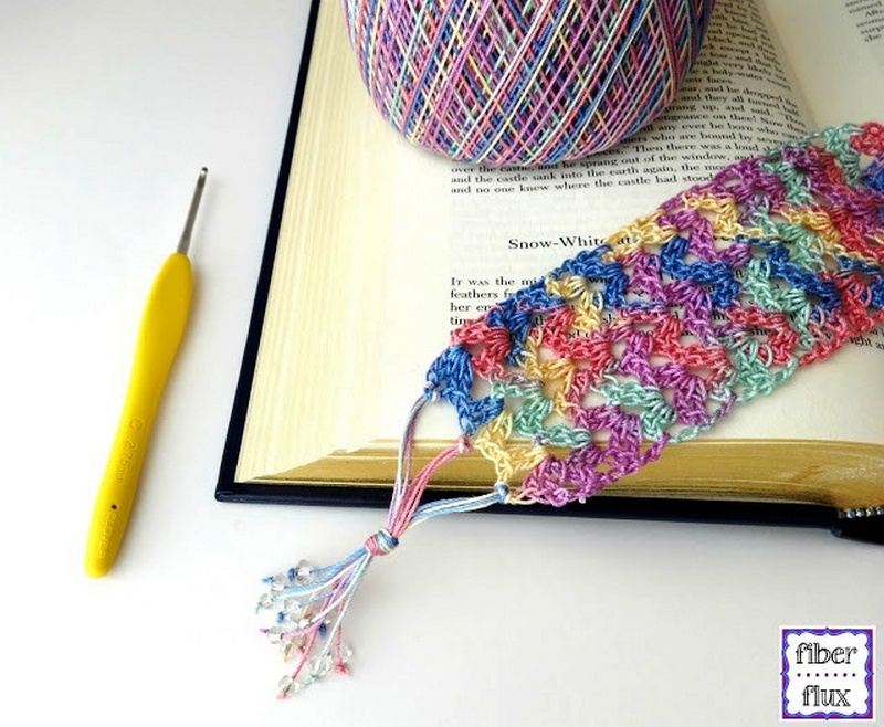 Free Crochet Pattern Summer Reading Bookmark