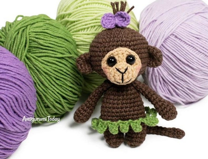 Free Tiny Monkey Crochet Pattern
