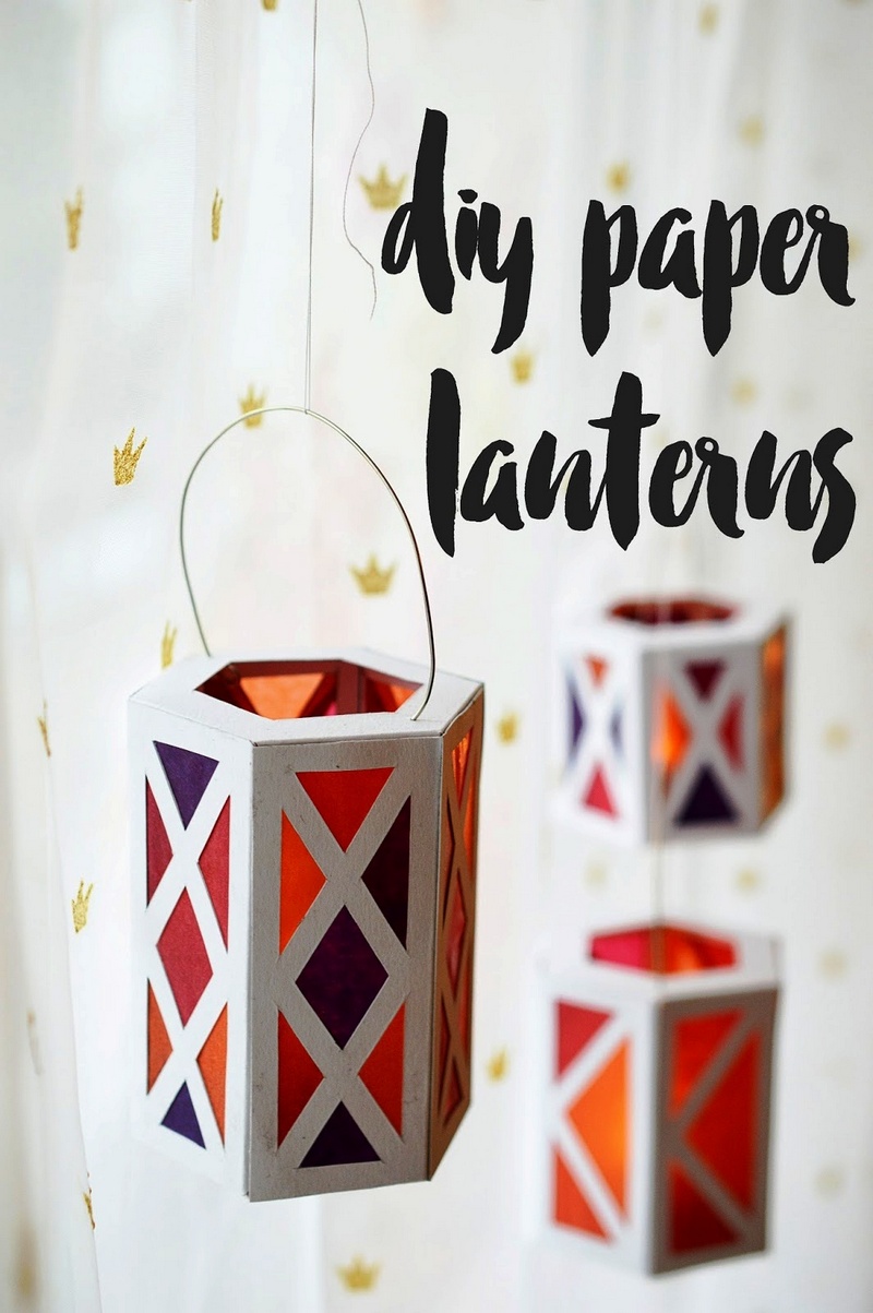 Holiday Celebrations DIY Paper Lanterns